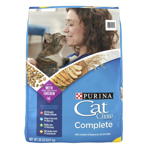 Purina Cat Chow Complete Dry Cat Food 20 lb Bag EasyOptionXY LLC