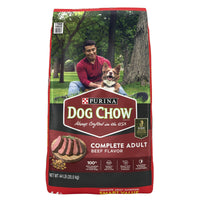 Purina Dog Chow Beef Flavor Dry Dog Food 44 lb Bag EasyOptionXY LLC