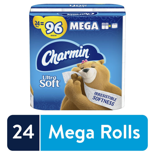 Charmin Ultra Soft Toilet Paper, 24 Mega Rolls EasyOptionXY LLC