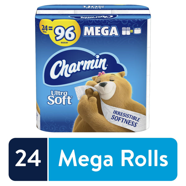 Charmin Ultra Soft Toilet Paper, 24 Mega Rolls EasyOptionXY LLC