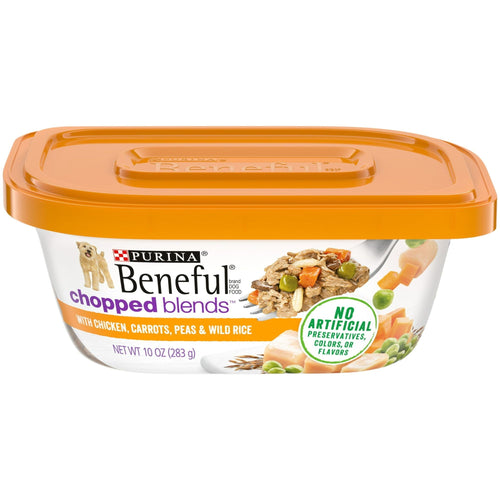 Purina Beneful High Protein Real Chicken Gravy Wet Dog Food 10 oz Tub EasyOptionXY LLC