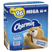 Charmin Ultra Soft Toilet Paper, 24 Mega Rolls EasyOptionXY LLC