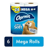 Charmin Ultra Soft Toilet Paper, 6 Mega Rolls EasyOptionXY LLC