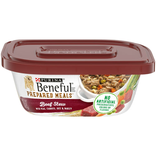 Purina Beneful High Protein Chicken & Beef Stew Wet Dog Food 10 oz Tub EasyOptionXY LLC