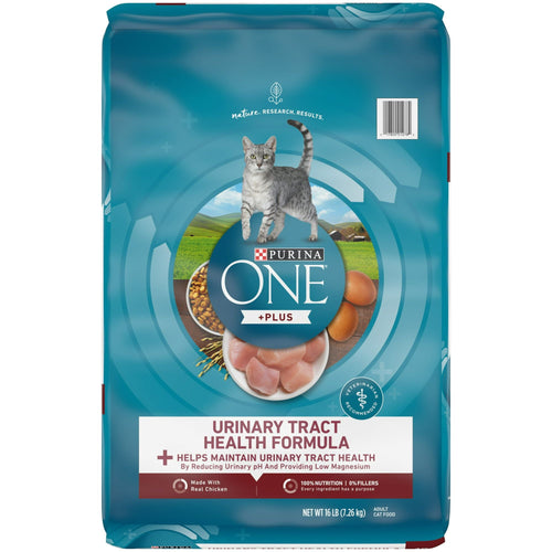 Purina One +Plus Urinary Tract Health Formula Dry Cat Food 16 lb Bag EasyOptionXY LLC