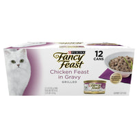 Purina Fancy Feast Wet Cat Food Chicken in Gravy 3 oz Trays (12 Pack) EasyOptionXY LLC