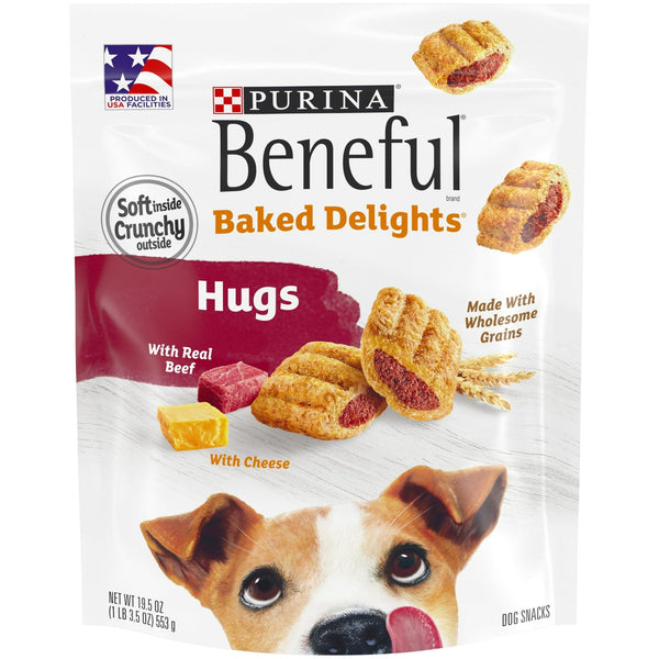 Purina Beneful Real Beef & Cheese Crunchy Treats for Dogs19.5 oz Pouch EasyOptionXY LLC