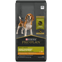 Purina Pro Plan Weight Management for Adult Dogs Chicken Rice 34 lb Bag EasyOptionXY LLC