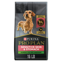 Purina Pro Plan Sensitive Skin and Stomach for Adult Dogs Under 20 lb Salmon 16 lb Bag EasyOptionXY LLC