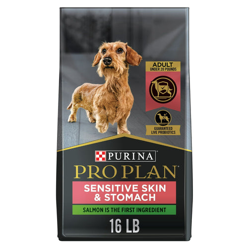 Purina Pro Plan Sensitive Skin and Stomach for Adult Dogs Under 20 lb Salmon 16 lb Bag EasyOptionXY LLC