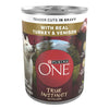 Purina ONE Tender Cuts Real Turkey & Venison Wet Dog Food 13 oz Can EasyOptionXY LLC