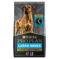 Purina Pro Plan Large Breed Dry Dog Food for Adult Dogs Chicken Rice 47 lb Bag EasyOptionXY LLC