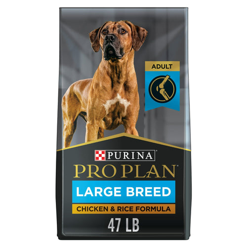 Purina Pro Plan Large Breed Dry Dog Food for Adult Dogs Chicken Rice 47 lb Bag EasyOptionXY LLC