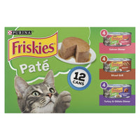 Purina Friskies Wet Cat Food Pate Variety Pack Salmon Turkey and Grilled EasyOptionXY LLC