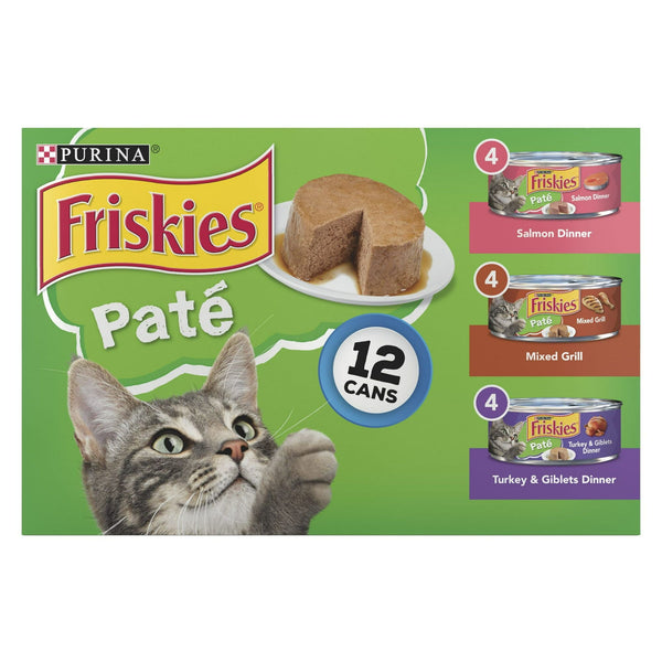 Purina Friskies Wet Cat Food Pate Variety Pack Salmon Turkey and Grilled EasyOptionXY LLC