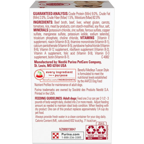 Purina Beneful Medleys Beef Stew Wet Dog Food Variety Pack 3 oz Cans (3 Pack) EasyOptionXY LLC