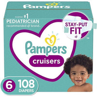 Pampers Cruisers Cruisers Disposable Baby Diapers Size 6, 108 Count EasyOptionXY LLC