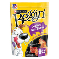 Purina Beggin Original with Bacon Treats for Dogs 6 oz Pouch EasyOptionXY LLC