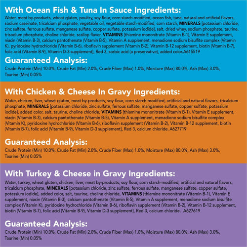 Purina Friskies Tasty Treasures Wet Cat Food Variety Pack 5.5 oz Cans (12 Pack) EasyOptionXY LLC