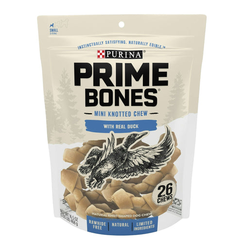 Purina Prime Bones Real Duck Natural Chews for Dogs, 26 ct Pouch EasyOptionXY LLC