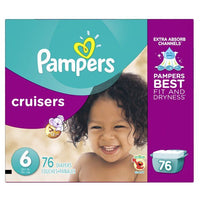 Pampers Cruisers Diapers Size 6, 76 Count EasyOptionXY LLC