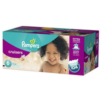 Pampers Cruisers Diapers Size 6, 104 Count EasyOptionXY LLC