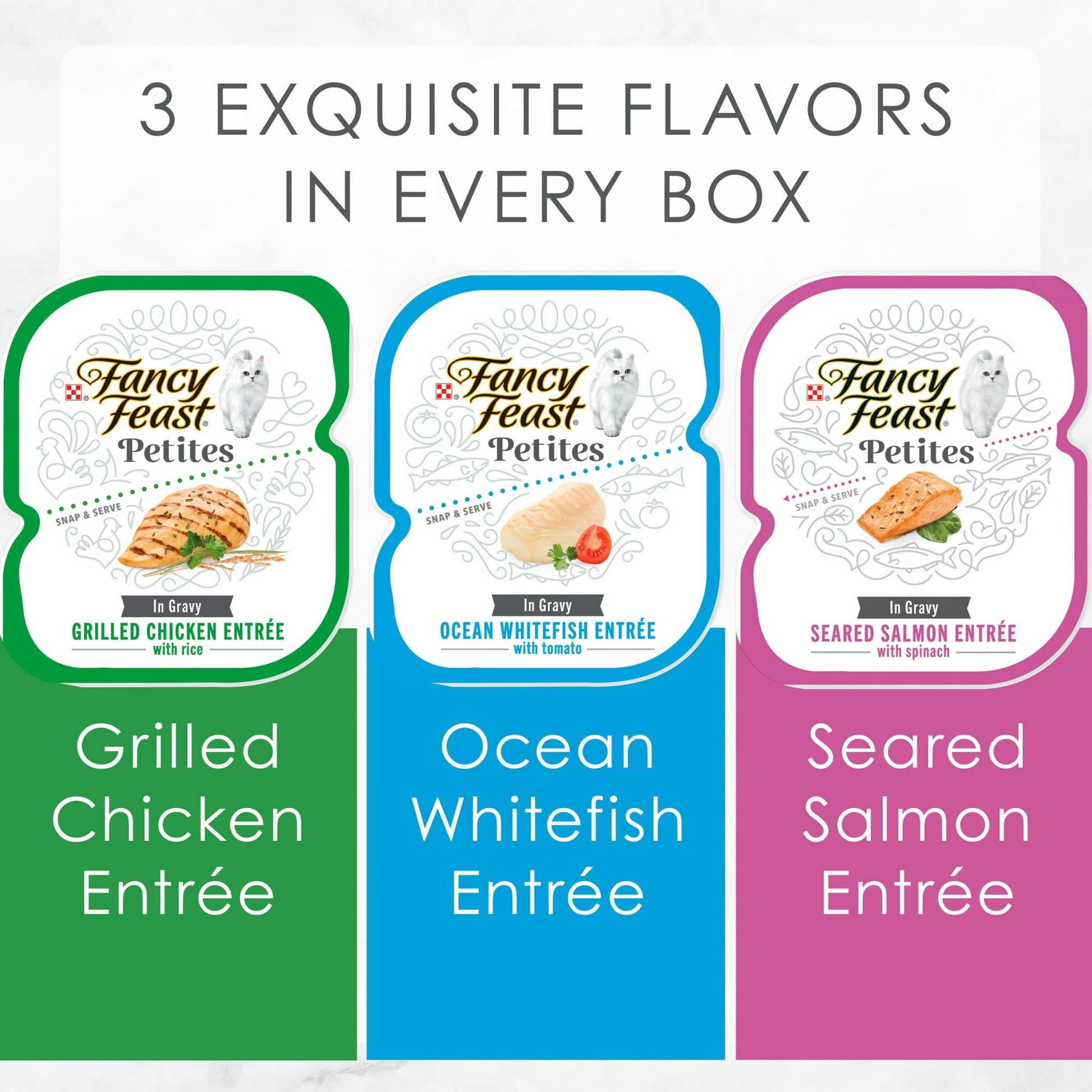 Purina Fancy Feast Petites Wet Cat Food Variety Pack, 1.1 oz Tub EasyOptionXY LLC