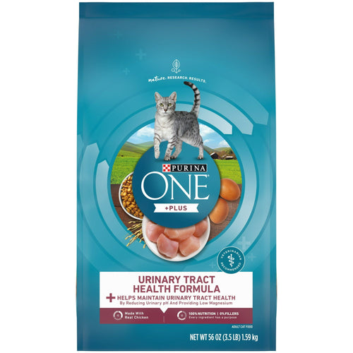 Purina One +Plus Urinary Tract Health Formula Dry Cat Food, 3.5 lb Bag EasyOptionXY LLC