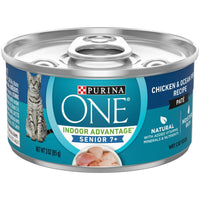 Purina ONE Chicken & Ocean Whitefish Pate Wet Cat Food for Senior Cats, 3 oz Can EasyOptionXY LLC