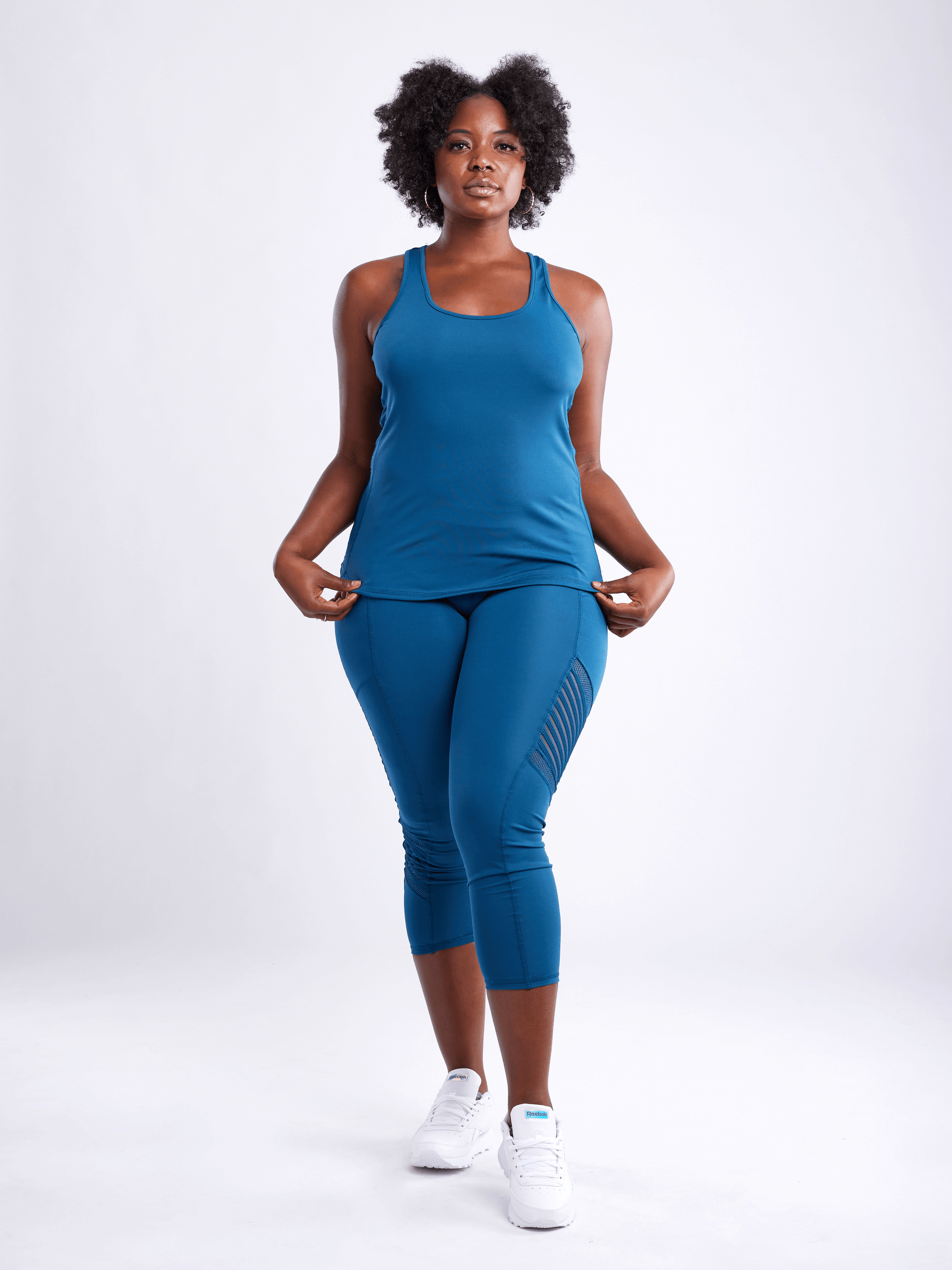 JupiterGear High-Waisted Pilates Leggings with Side Pockets & Mesh Panels Jupiter Gear