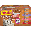 Purina Friskies Extra Gravy Chunky Wet Cat Food Variety Pack, 5.5 oz Cans (24 Pack) EasyOptionXY LLC