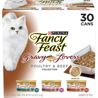 Fancy Feast Gravy Wet Cat Food Variety Pack, 3 oz Cans (30 Pack) EasyOptionXY LLC