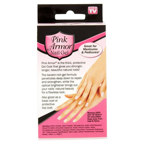 Pink Armor Nail Gel Polish, Strengthening Nail Polish , 0.45 Fl Oz EasyOptionXY LLC