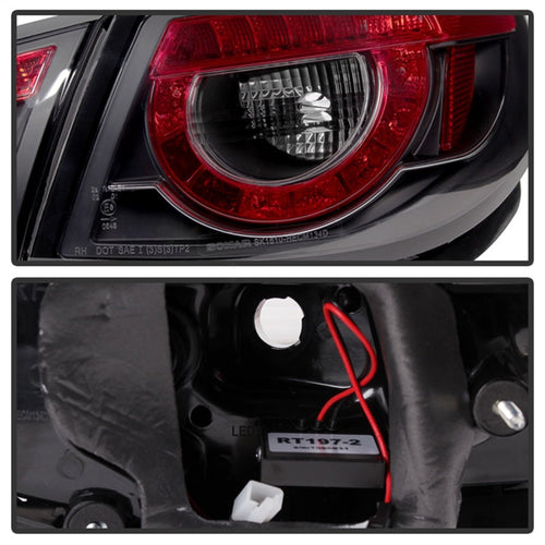 Spyder Chevy SS 2014-2016 LED Tail Lights Black ALT-YD-CVSS14-LED-BK OffRoadUSA.com