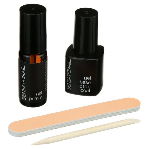 SensatioNail Gel Primer, Base & Top Coat (Clear), 0.12 & 0.25 fl oz EasyOptionXY LLC