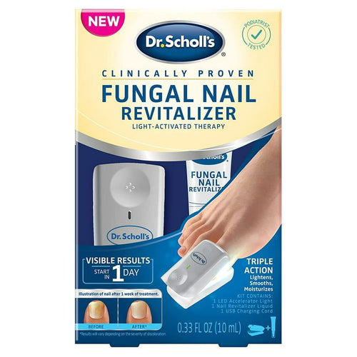 Dr. Scholl's Fungal Nail Revitalizer Led Light-activated Therapy Erase Toenail Discoloration Fungus EasyOptionXY LLC