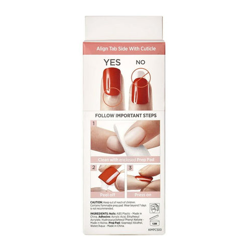 Kiss Impress Press-on Manicure, White, Petite Square, 'mini Me', 33 Ct. EasyOptionXY LLC