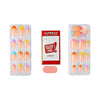 Kiss Impress Medium Almond Gel Press-on Nails, Glossy Multicolored French, 30 Pieces EasyOptionXY LLC