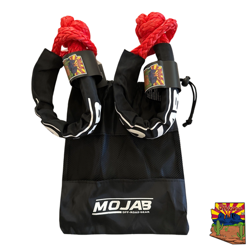 Soft Shackle 1/2'' x 22'' with sleeve and bag (Set of 2 Shackles) (Lifetime Warranty) MOJAB OFFROAD