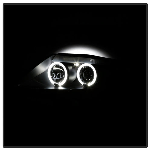 Spyder BMW Z4 03-08 Projector Headlights Xenon/HID Model Only - LED Halo Black PRO-YD-BMWZ403-HID-BK OffRoadUSA.com