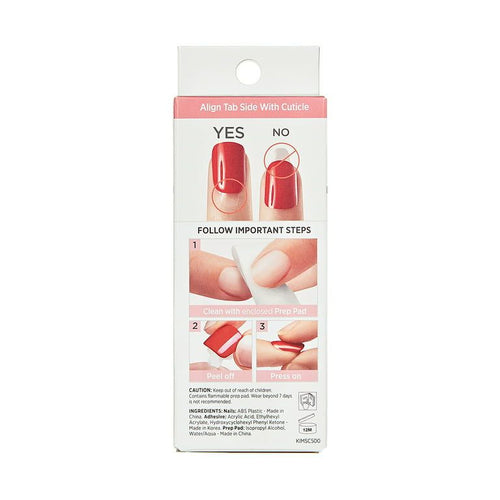 Kiss Impress Long-lasting Short Square Gel Press-on Nails, Matte Medium Blue, 30 Pieces EasyOptionXY LLC