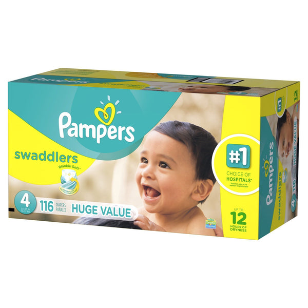 Pampers Swaddlers Diapers Size 4, 116 count EasyOptionXY LLC