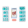 KISS imPRESS Press-On Gel Toenails, Glossy Sparkly Green, 24 Pieces EasyOptionXY LLC