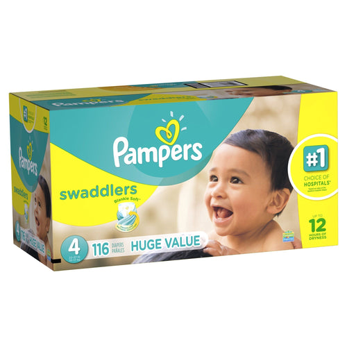Pampers Swaddlers Diapers Size 4, 116 count EasyOptionXY LLC
