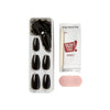 KISS imPRESS Color Medium Coffin Press-On Nails, 'All Black', 30 Count EasyOptionXY LLC
