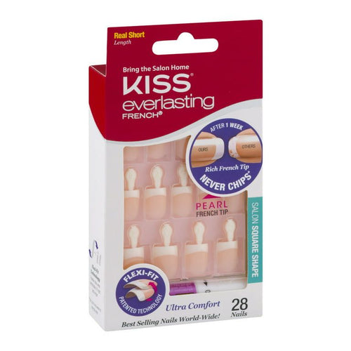 KISS Everlasting French Press on Fake Nails - Real Short EasyOptionXY LLC