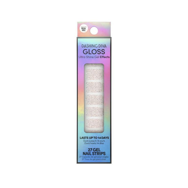 Dashing Diva Gloss Accents Polish Nail Art Gel Strips, Rose All Day EasyOptionXY LLC