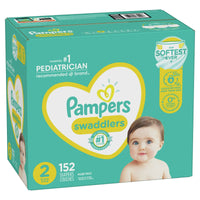 Pampers Swaddlers Diapers, Soft and Absorbent, Size 2, 152 count EasyOptionXY LLC
