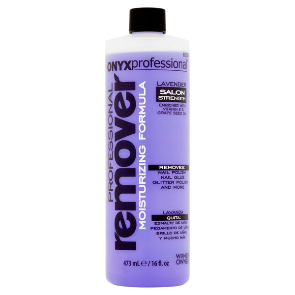 Onyx Professional Moisturizing Formula Lavender Nail Polish Remover, 16 fl oz EasyOptionXY LLC