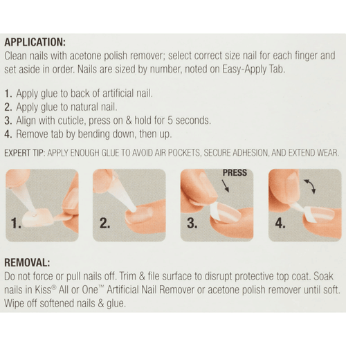 KISS Everlasting French Press on Fake Nails Endless EasyOptionXY LLC